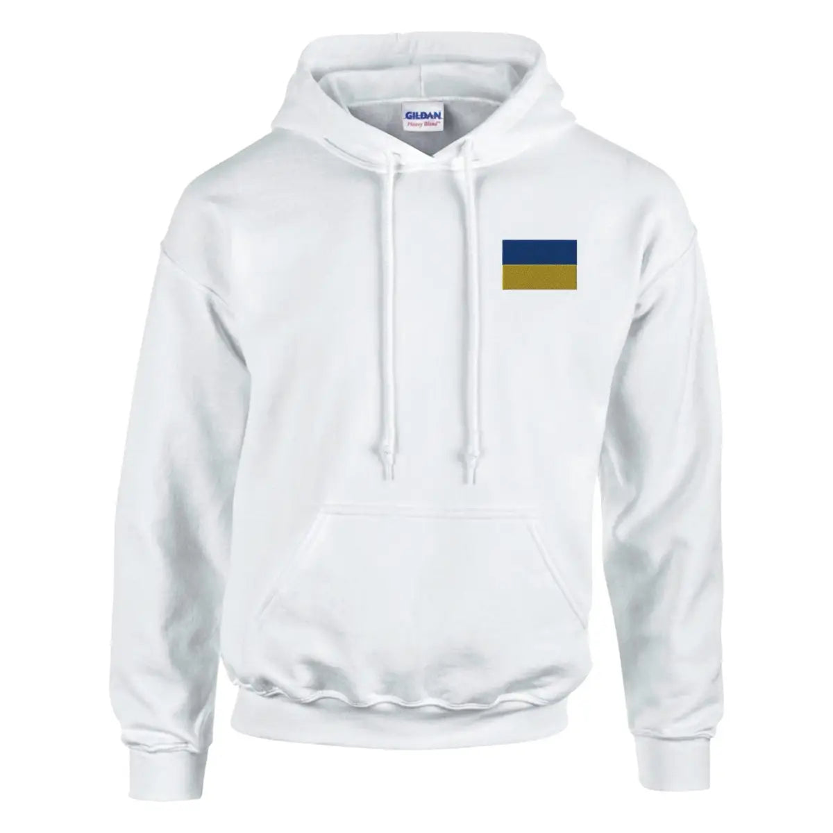 Sweat à capuche Drapeau de l'Ukraine en broderie - Pixelforma 