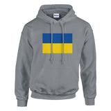 Sweat à capuche Drapeau de l'Ukraine - Pixelforma 