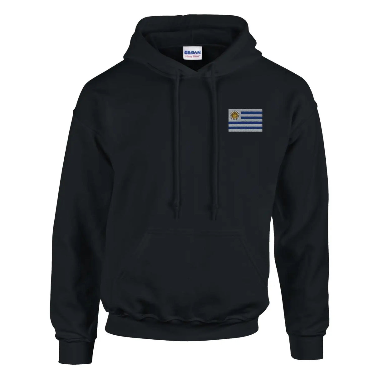 Sweat à capuche drapeau de l’uruguay en broderie - pixelformaflag