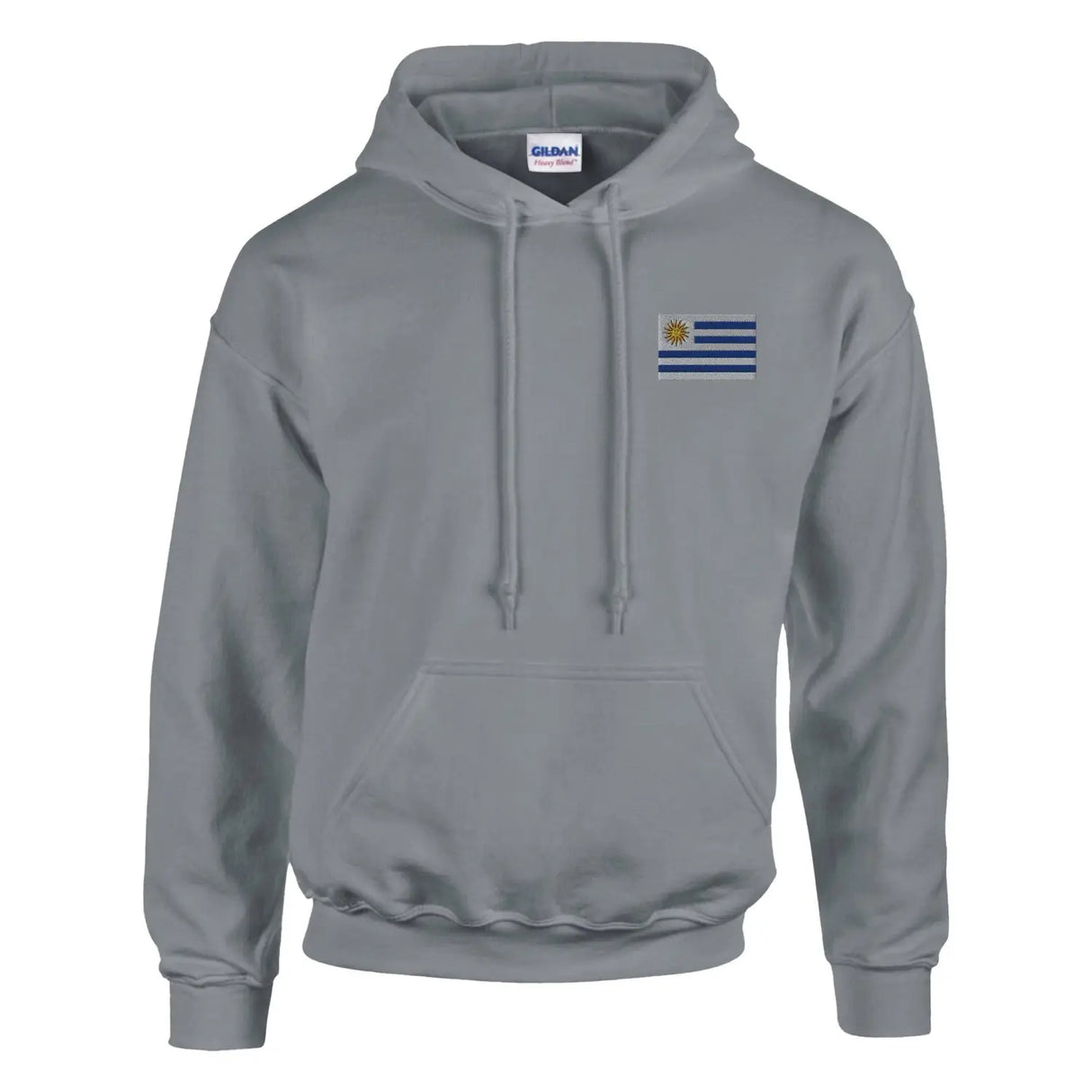 Sweat à capuche drapeau de l’uruguay en broderie - pixelformaflag