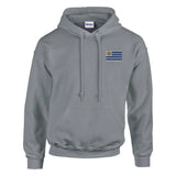 Sweat à capuche drapeau de l’uruguay en broderie - pixelformaflag
