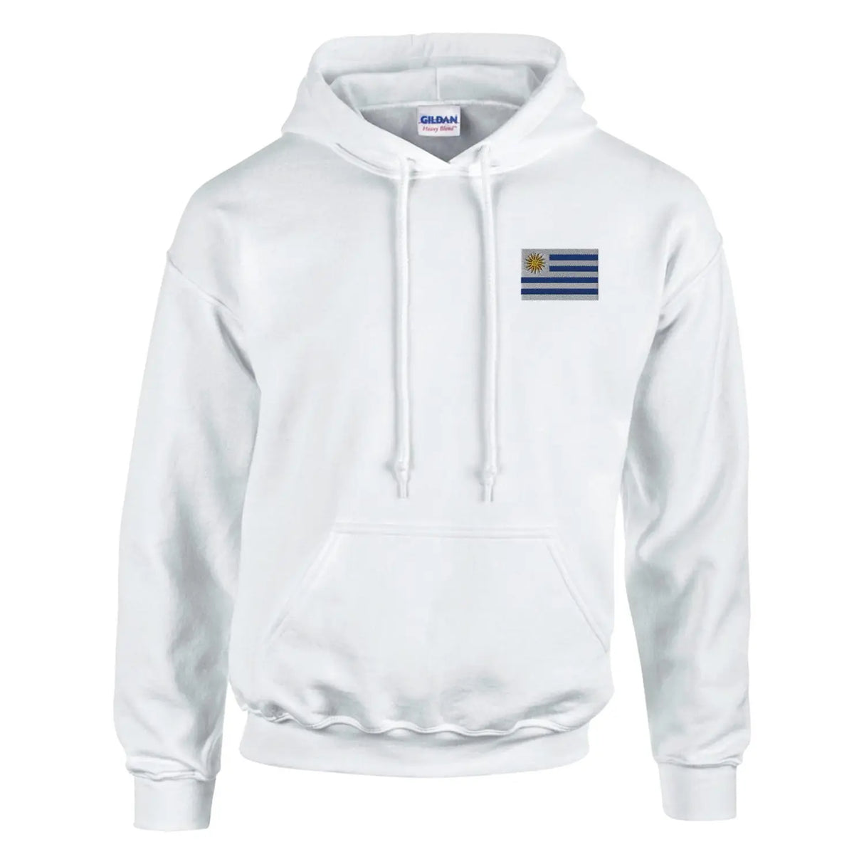 Sweat à capuche drapeau de l’uruguay en broderie - pixelformaflag