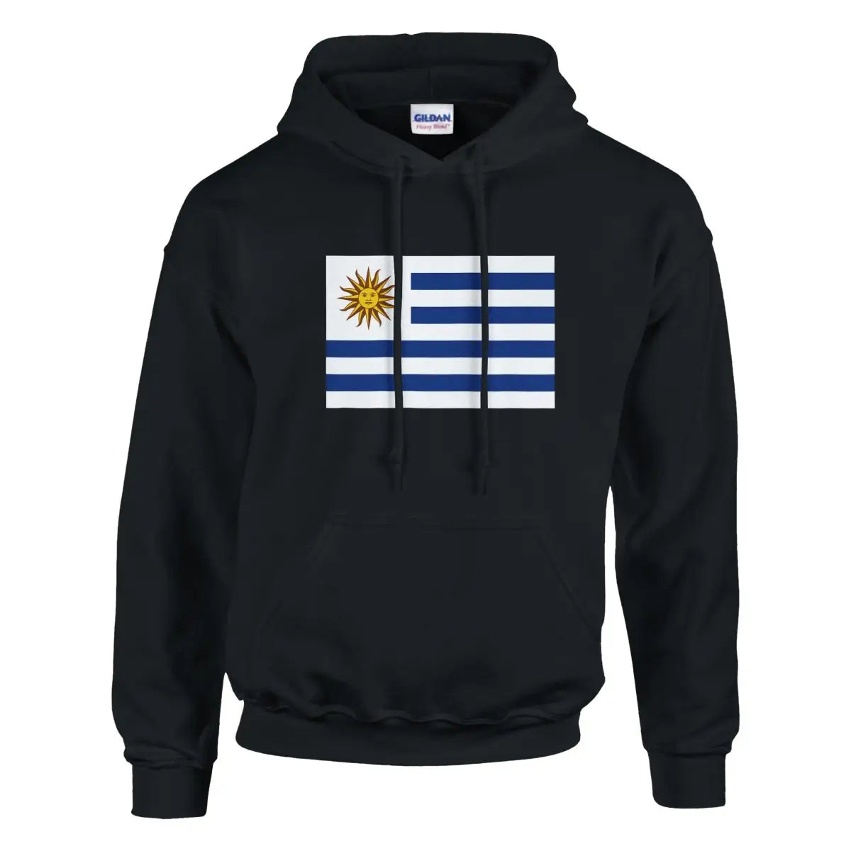 Sweat à capuche Drapeau de l'Uruguay - Pixelforma 