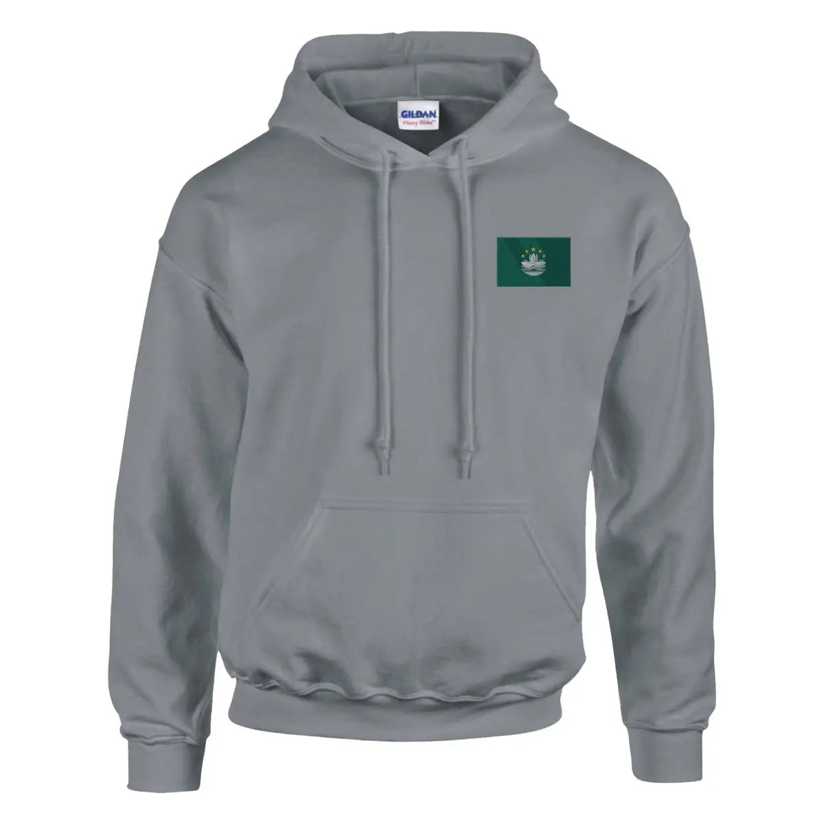 Sweat à capuche drapeau de macao en broderie - pixelformaflag