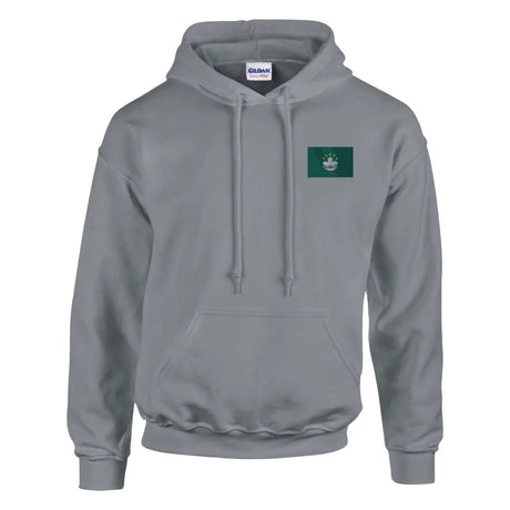 Sweat à capuche drapeau de macao en broderie - pixelformaflag