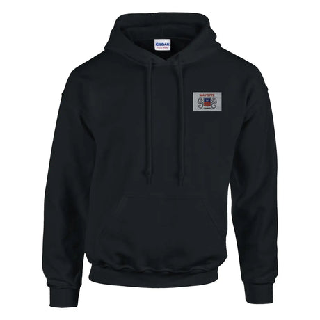 Sweat à capuche drapeau de mayotte en broderie - pixelformaflag