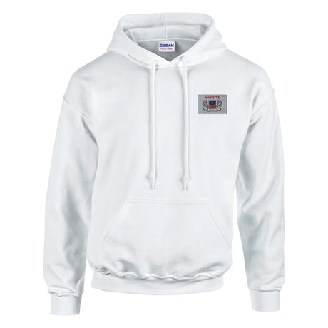Sweat à capuche drapeau de mayotte en broderie - pixelformaflag