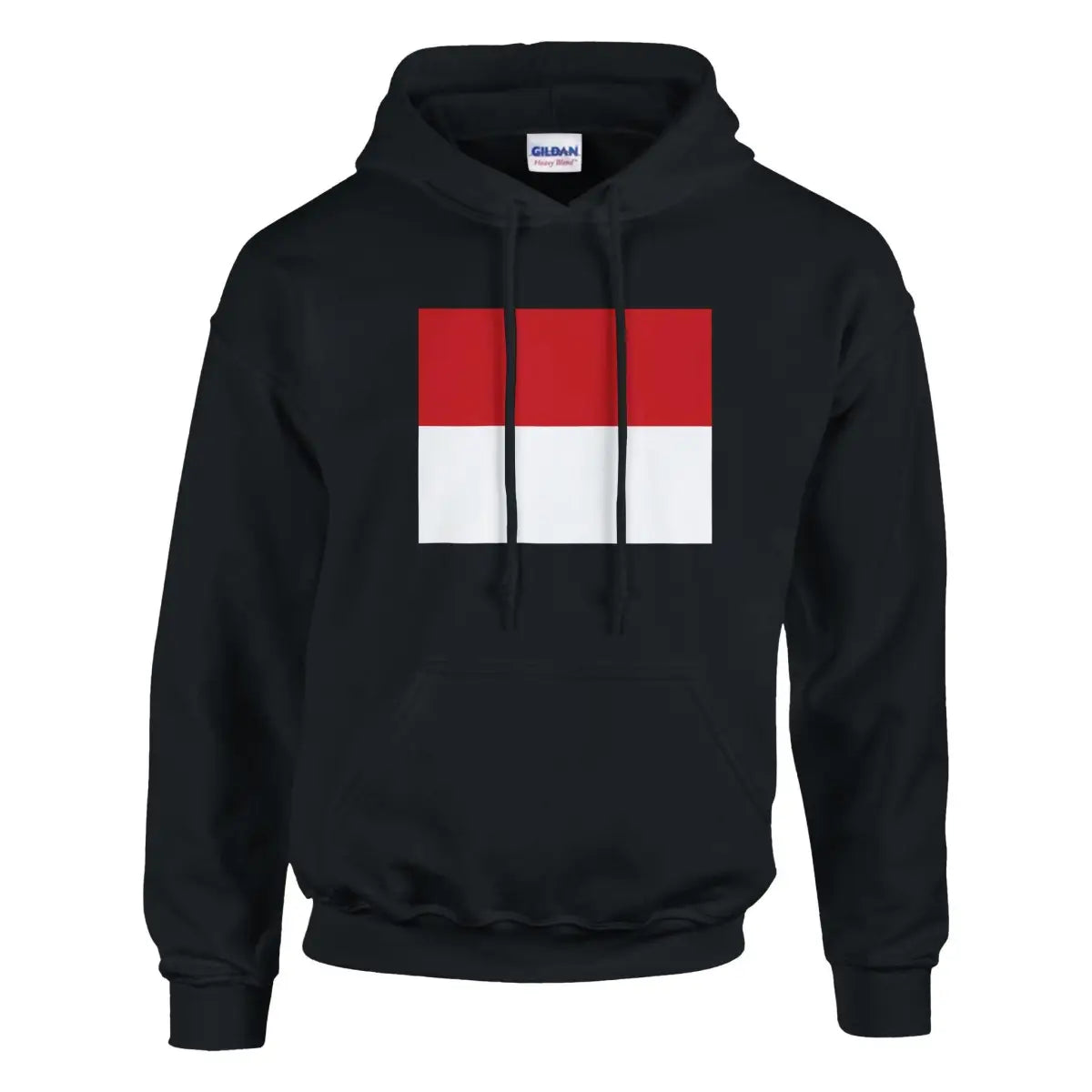 Sweat à capuche Drapeau de Monaco - Pixelforma 