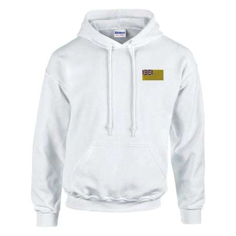 Sweat à capuche drapeau de niue en broderie - pixelformaflag