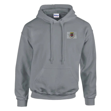 Sweat à capuche drapeau de saint-barthélemy en broderie - pixelformaflag
