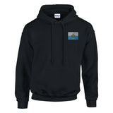 Sweat à capuche drapeau de saint-marin en broderie - pixelformaflag