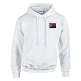 Sweat à capuche drapeau de saint-martin en broderie - pixelformaflag
