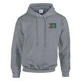 Sweat à capuche drapeau de saint-pierre-et-miquelon en broderie - pixelformaflag