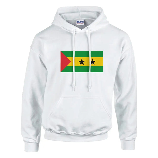 Sweat à capuche Drapeau de Sao Tomé-et-Principe - Pixelforma 