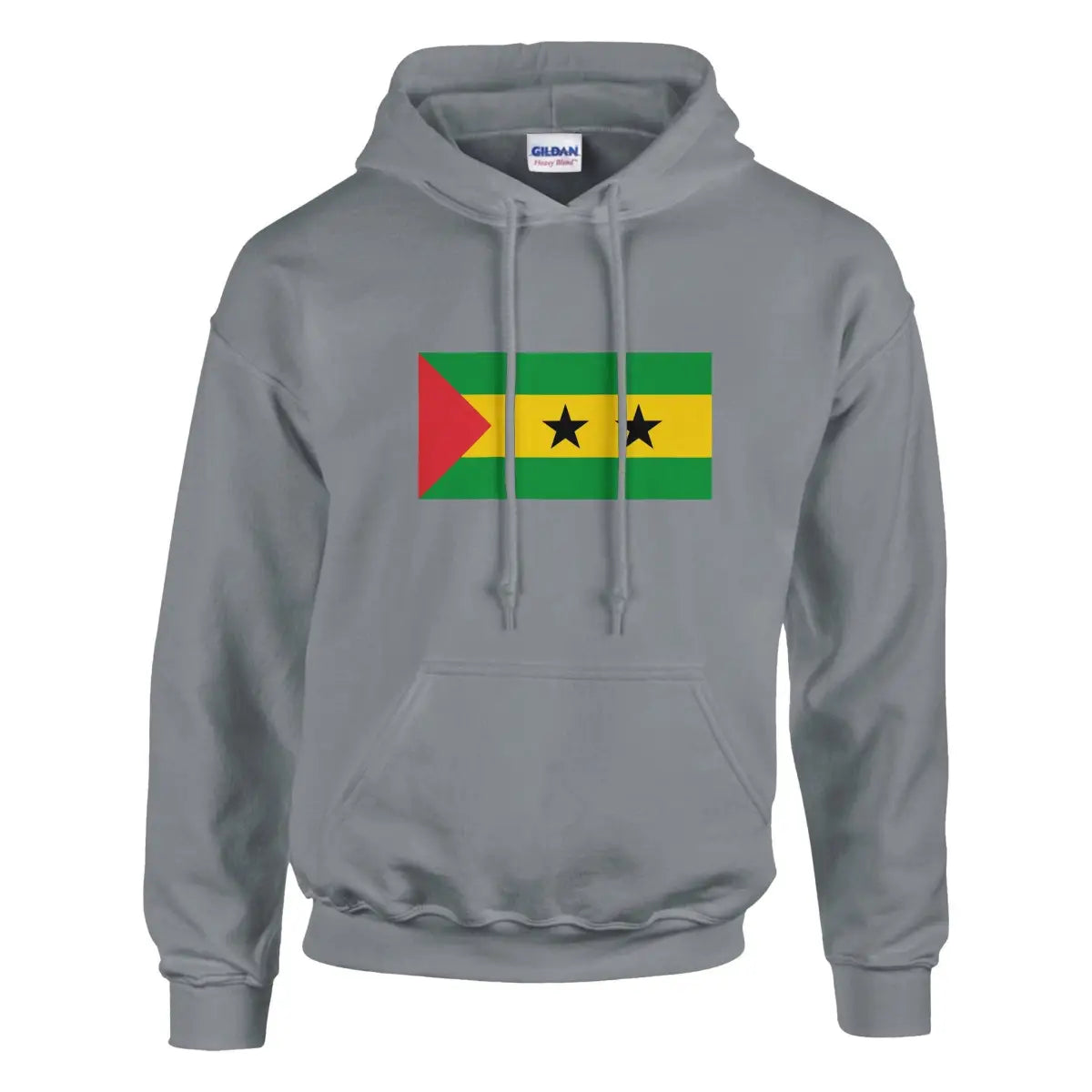 Sweat à capuche Drapeau de Sao Tomé-et-Principe - Pixelforma 