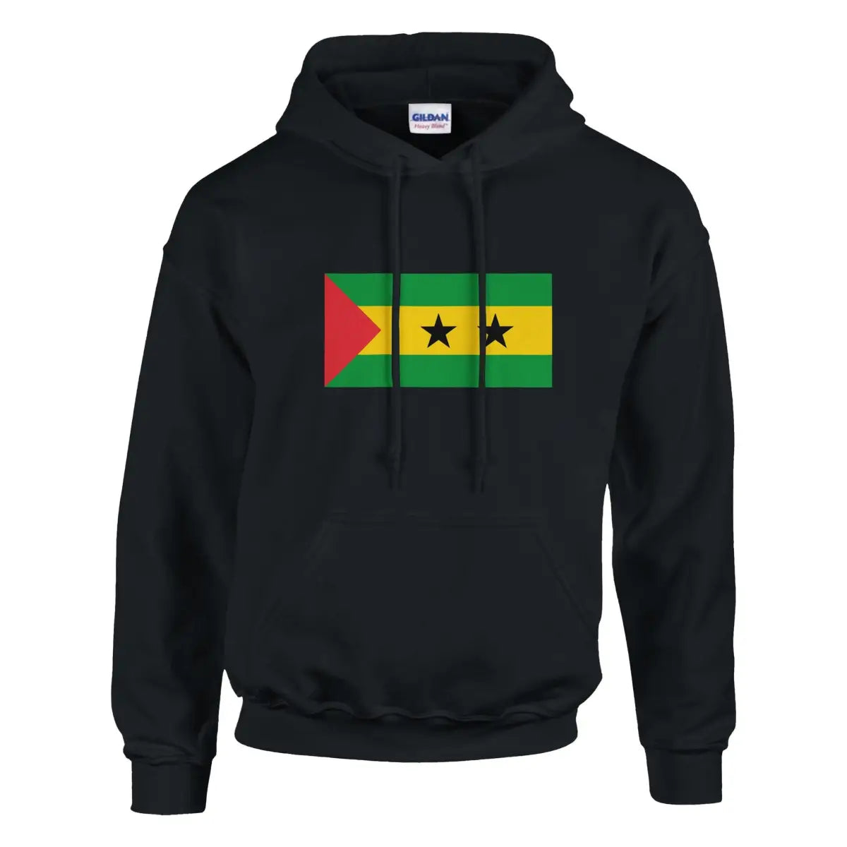 Sweat à capuche Drapeau de Sao Tomé-et-Principe - Pixelforma 