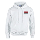 Sweat à capuche drapeau de singapour en broderie - pixelformaflag
