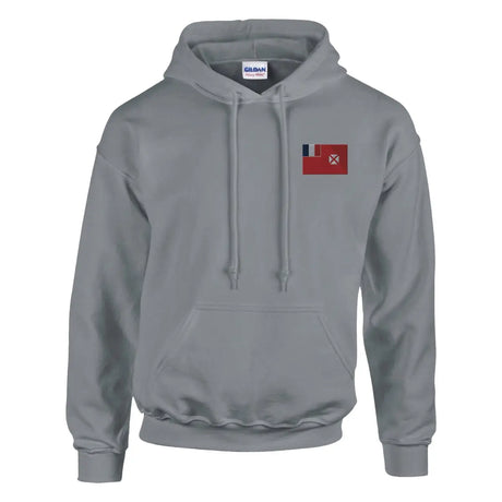 Sweat à capuche drapeau de wallis-et-futuna en broderie - pixelformaflag