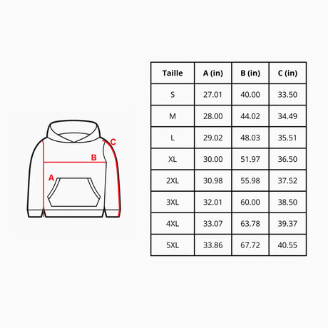Sweat à capuche drapeau des états fédérés de micronésie en broderie - pixelformaflag