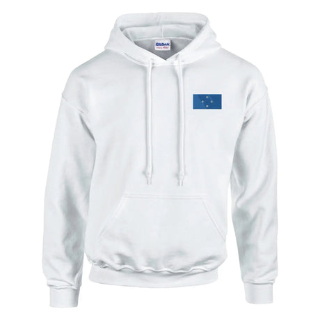 Sweat à capuche drapeau des états fédérés de micronésie en broderie - pixelformaflag