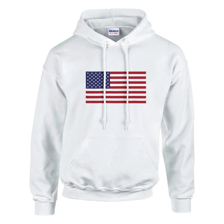 Sweat à capuche Drapeau des États-Unis - Pixelforma 