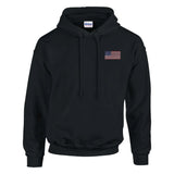 Sweat à capuche drapeau des états-unis en broderie - pixelformaflag