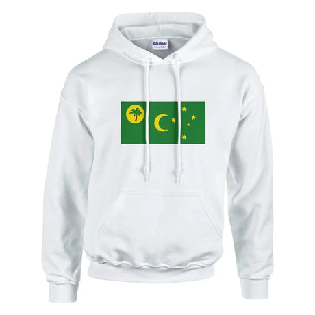 Sweat à capuche Drapeau des îles Cocos - Pixelforma 