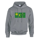 Sweat à capuche Drapeau des îles Cocos - Pixelforma 