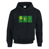 Sweat à capuche Drapeau des îles Cocos - Pixelforma 