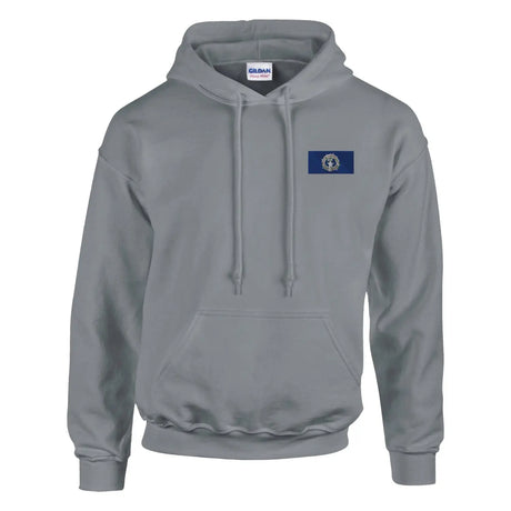 Sweat à capuche drapeau des îles mariannes du nord en broderie - pixelformaflag
