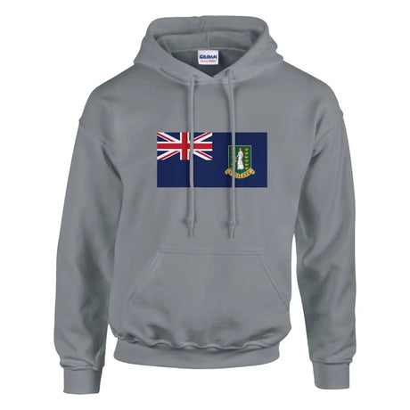 Sweat à capuche Drapeau des îles Vierges britanniques - Pixelforma 