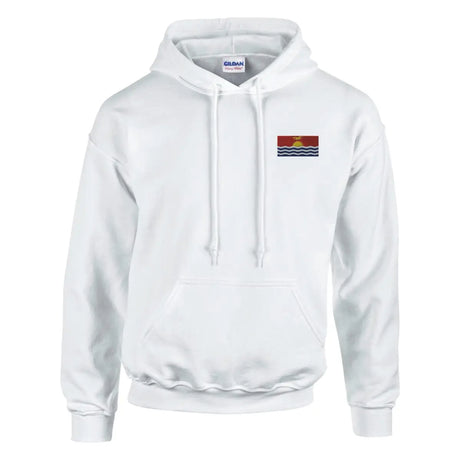 Sweat à capuche Drapeau des Kiribati en broderie - Pixelforma 