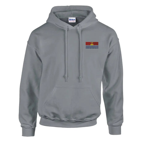 Sweat à capuche Drapeau des Kiribati en broderie - Pixelforma 