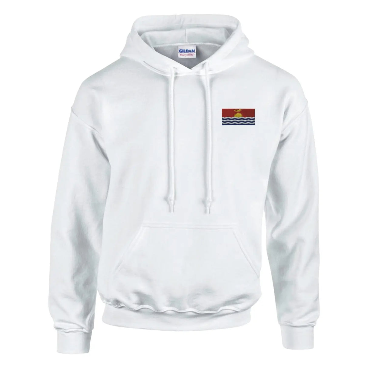 Sweat à capuche drapeau des kiribati en broderie - pixelformaflag