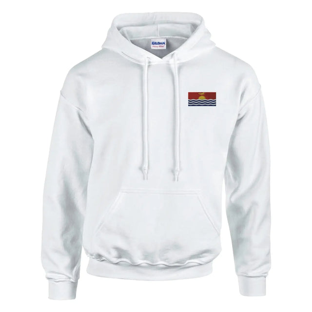 Sweat à capuche drapeau des kiribati en broderie - pixelformaflag