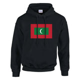 Sweat à capuche Drapeau des Maldives - Pixelforma 