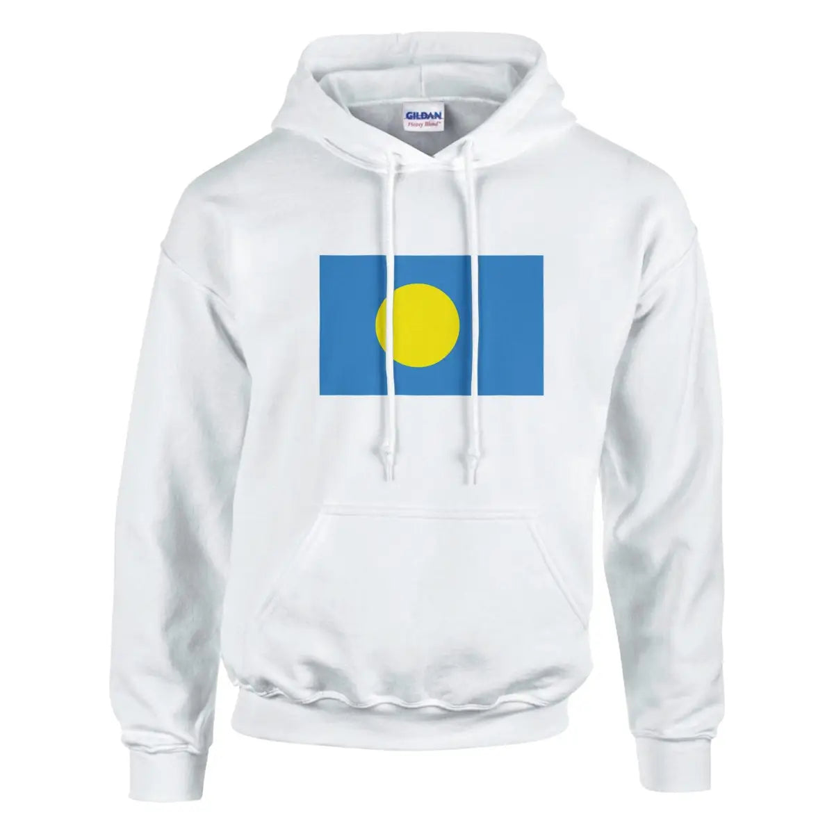 Sweat à capuche Drapeau des Palaos - Pixelforma 