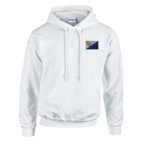 Sweat à capuche drapeau des pays-bas caraibéen en broderie - pixelformaflag