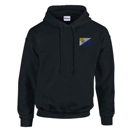 Sweat à capuche drapeau des pays-bas caraibéen en broderie - pixelformaflag