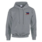 Sweat à capuche Drapeau des Philippines en broderie - Pixelforma 