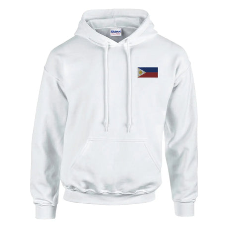 Sweat à capuche drapeau des philippines en broderie - pixelformaflag