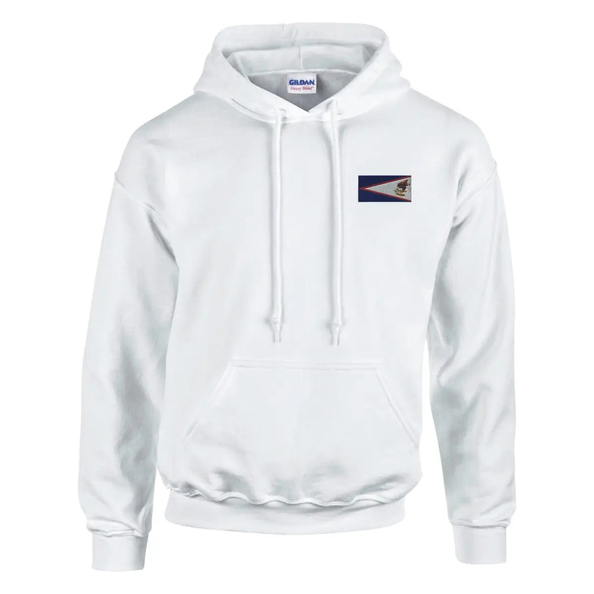 Sweat à capuche drapeau des samoa américaines en broderie - pixelformaflag