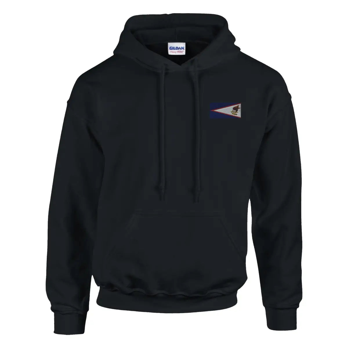 Sweat à capuche drapeau des samoa américaines en broderie - pixelformaflag