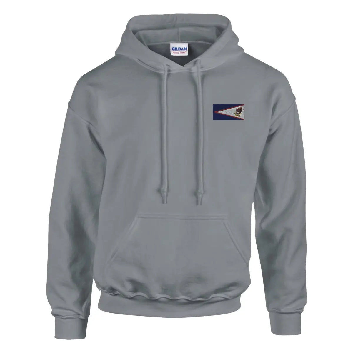 Sweat à capuche drapeau des samoa américaines en broderie - pixelformaflag