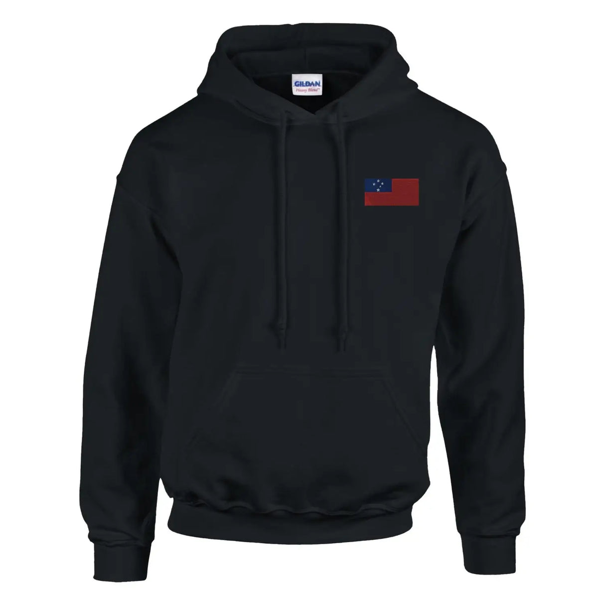 Sweat à capuche drapeau des samoa en broderie - pixelformaflag