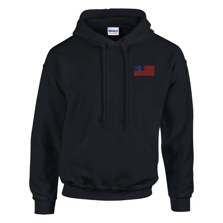 Sweat à capuche drapeau des samoa en broderie - pixelformaflag