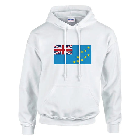 Sweat à capuche Drapeau des Tuvalu - Pixelforma 