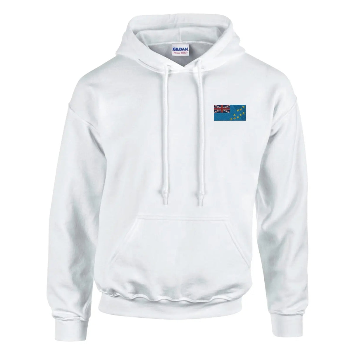 Sweat à capuche drapeau des tuvalu en broderie - pixelformaflag