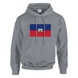 Sweat à capuche Drapeau d'Haïti - Pixelforma 