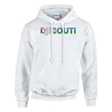 Sweat drapeau djibouti en écriture - pixelforma